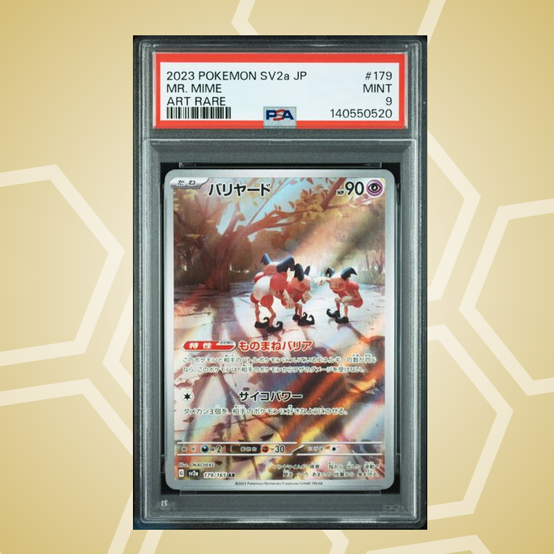2023 Pokemon Japanese Sv2A-Pokemon 151 #179 Mr. Mime Art Rare PSA 9
