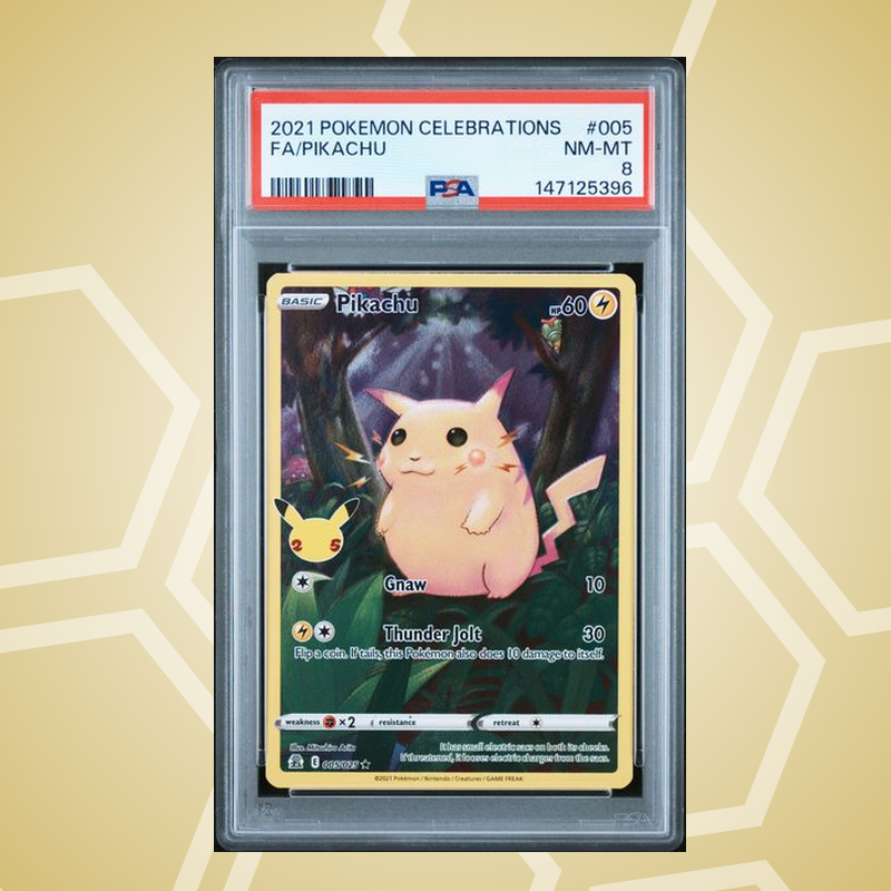 2021 Pokemon Celebrations #005 Fa/Pikachu PSA 8
