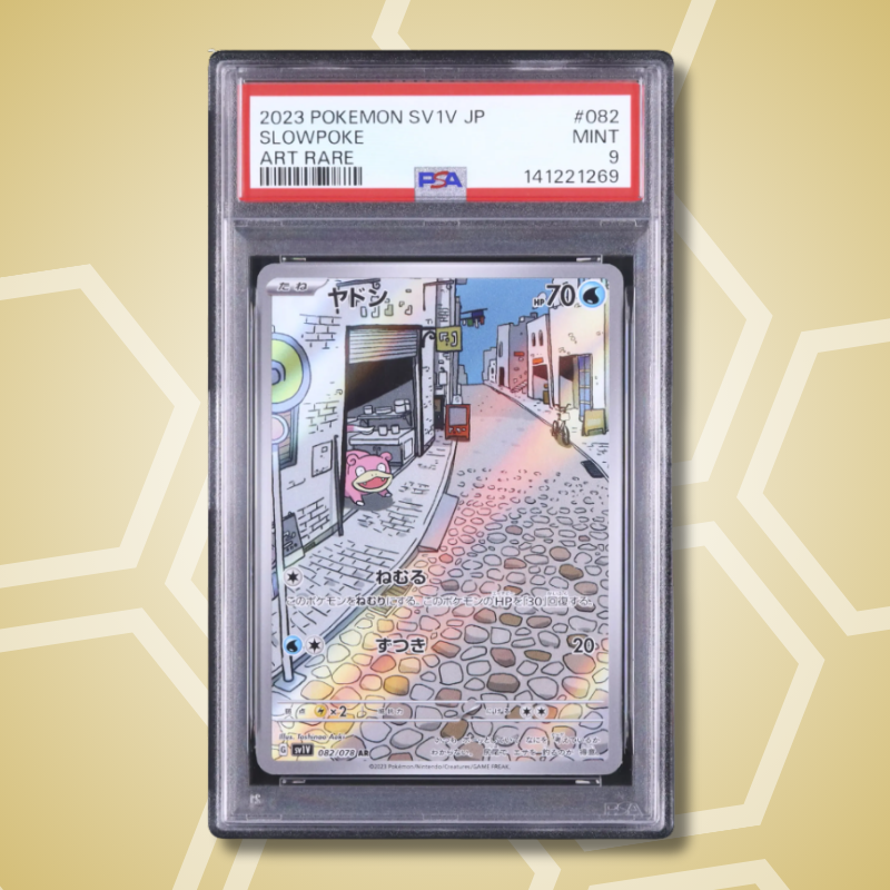 2023 Pokemon Japanese Slowpoke AR Violet ex SV1V #082 PSA 9