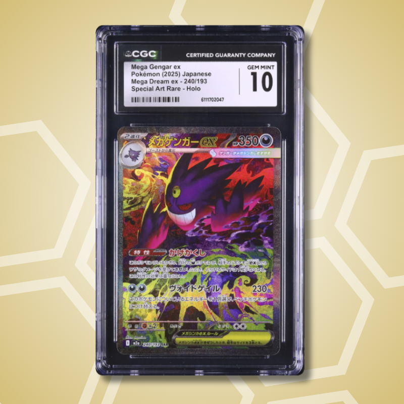2025 Pokemon Japanese Mega Gengar ex SAR MEGA Dream ex M2a #240 CGC 10