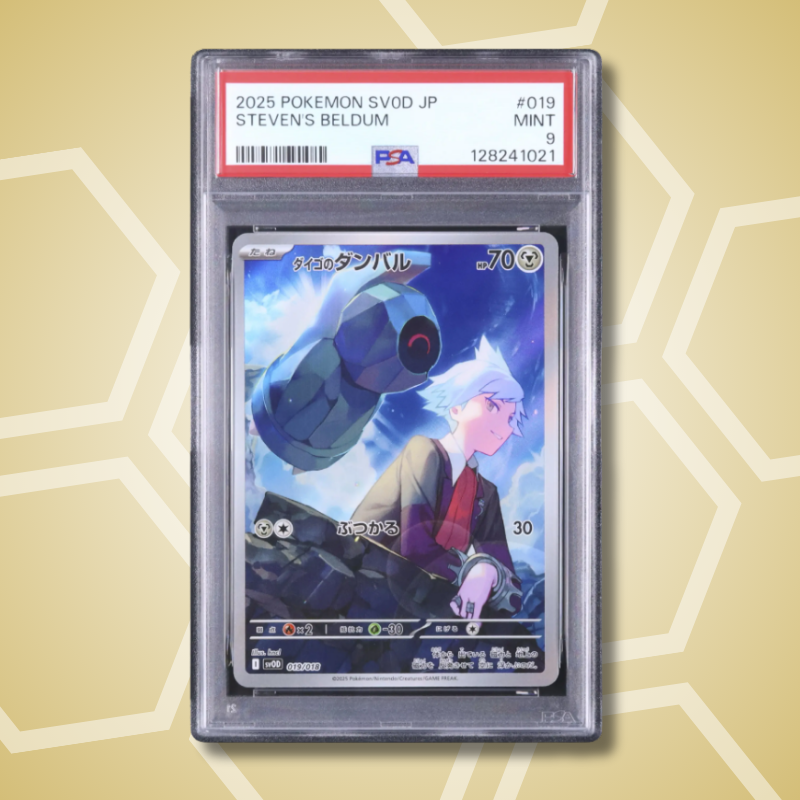 2025 Pokemon Japanese Steven's Beldum AR Starter Set ex SVOD #019 PSA 9