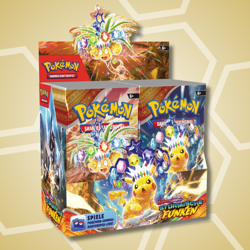 Karmesin & Purpur - Stürmische Funken: Booster Display DE