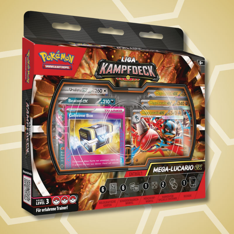Pokémon Mega-Lucario-ex Liga-Kampfdeck (DE)