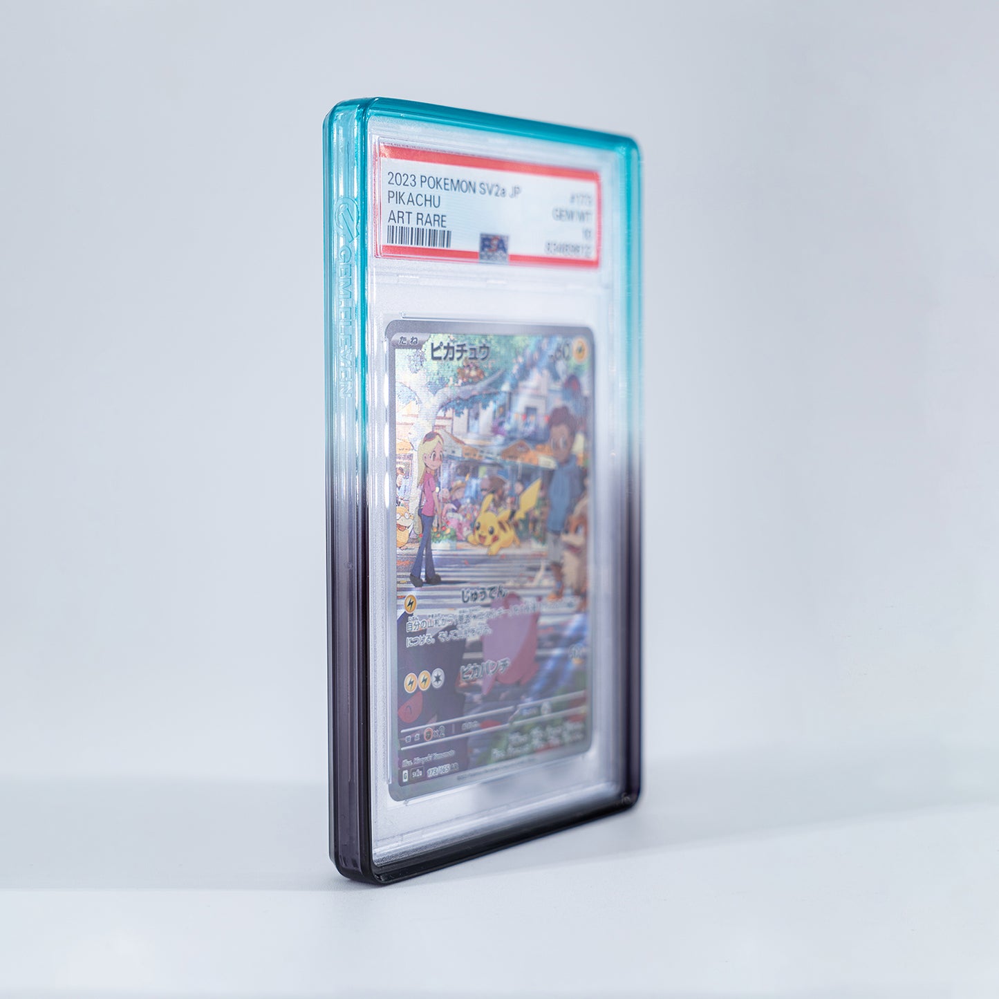 Gem.Eleven Gradient Slab Bumper Black Ice (PSA) – Schutzrahmen für gegradete Karten