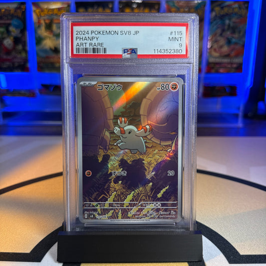 Phanpy (AR) - 2024 SV8 Super Electric Breaker #115 - PSA 9 - Cert 114352380