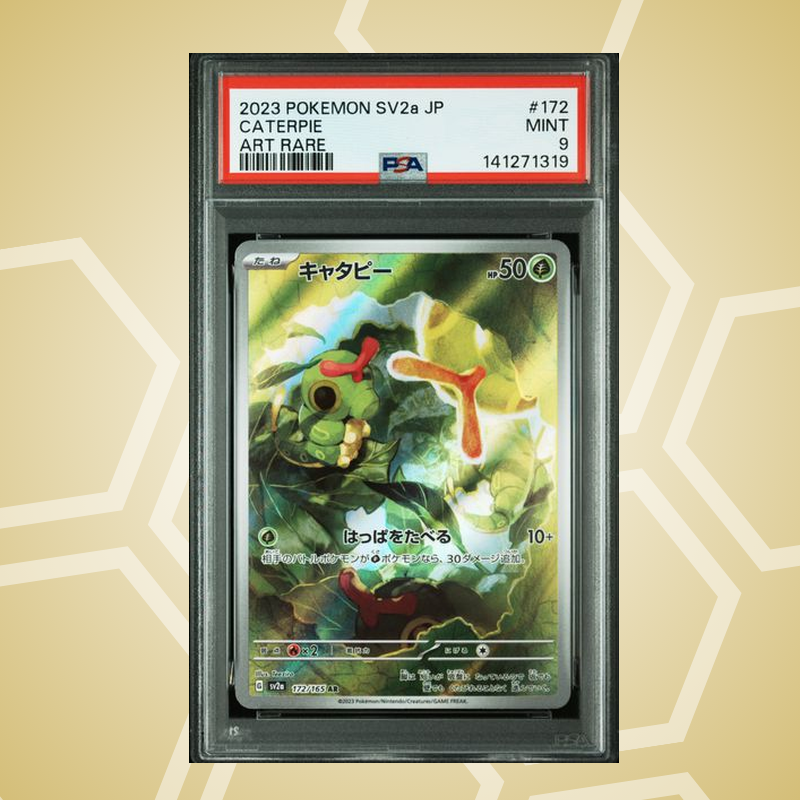 2023 Pokemon Japanese Sv2A-Pokemon 151 #172 Caterpie Art Rare PSA 9