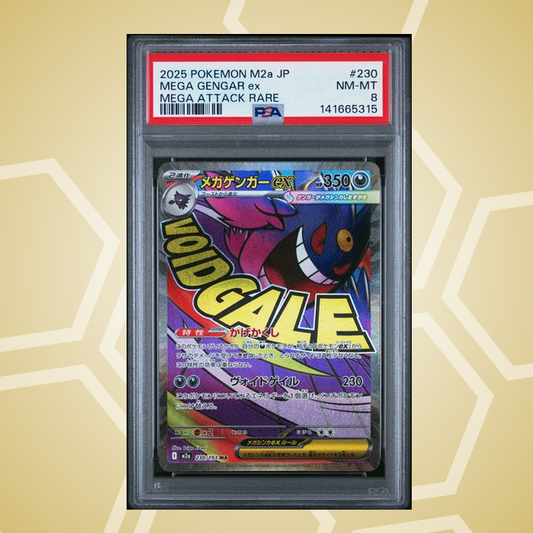 2025 Pokemon Japanese M2A-Mega Dream ex #230 Mega Gengar ex Mega Attack Rare PSA 8