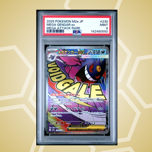 2025 Pokemon Japanese M2A-Mega Dream ex #230 Mega Gengar ex Mega Attack Rare PSA 9
