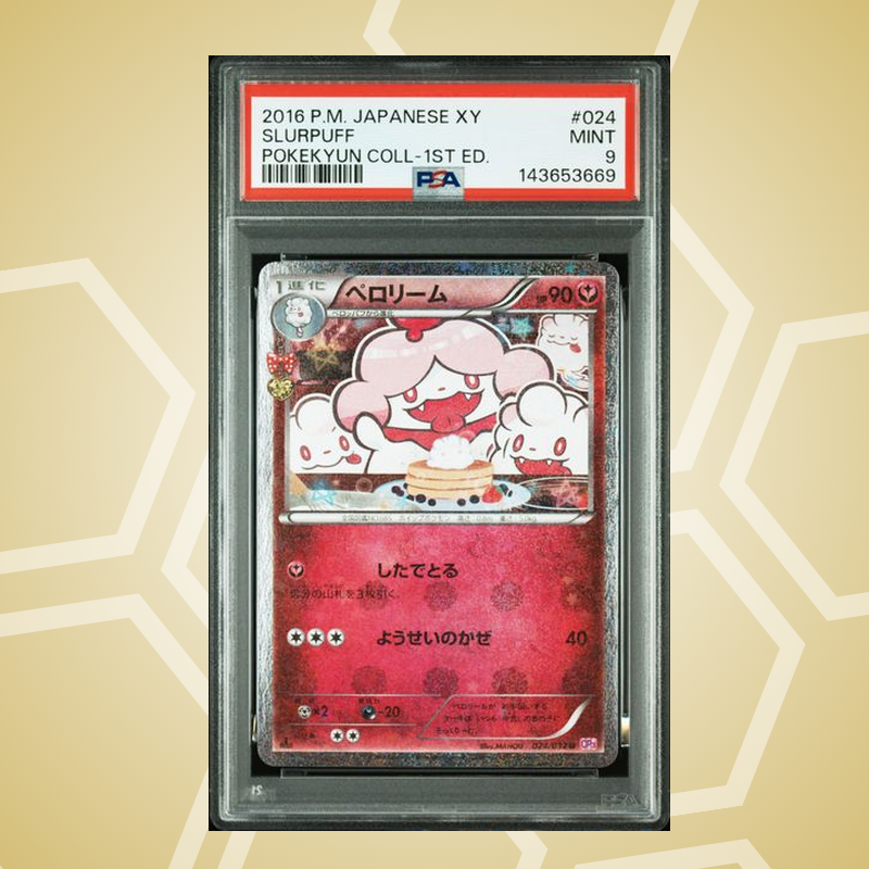 2016 Pokemon Japanese Xy Pokekyun Collection #024 Slurpuff Pokekyun Coll-1St Ed. PSA 9