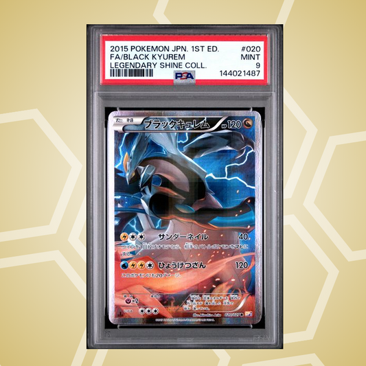2015 Pokemon Japanese Legendary Shine Collection #020 Fa/Black Kyurem Legendary Shine Coll. PSA 9