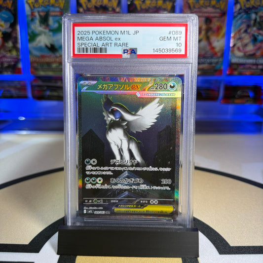Mega Absol ex SAR – Mega Brave M1L #089 – PSA 10 – Cert 145039569