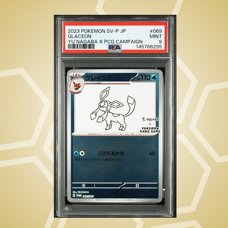 2023 Pokemon Japanese Sv-P Promo #069 Glaceon Yu Nagaba X Pcg Campaign PSA 9