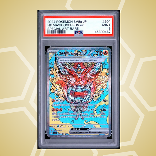 2024 Pokemon Japanese Sv8A-Terastal Fest ex #204 Hf Mask Ogerpon ex Special Art Rare PSA 9