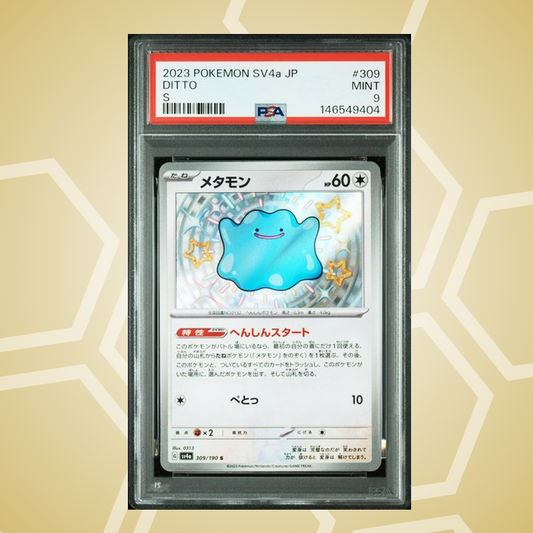 2023 Pokemon Japanese Sv4A-Shiny Treasure ex #309 Ditto S PSA 9
