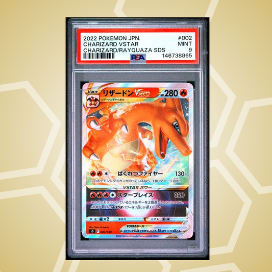 2022 Pokemon Japanese Charizard VSTAR Vs Rayquaza VMAX Special Deck Set #002 Charizard VSTAR Charizard/Rayquaza Sds PSA 9