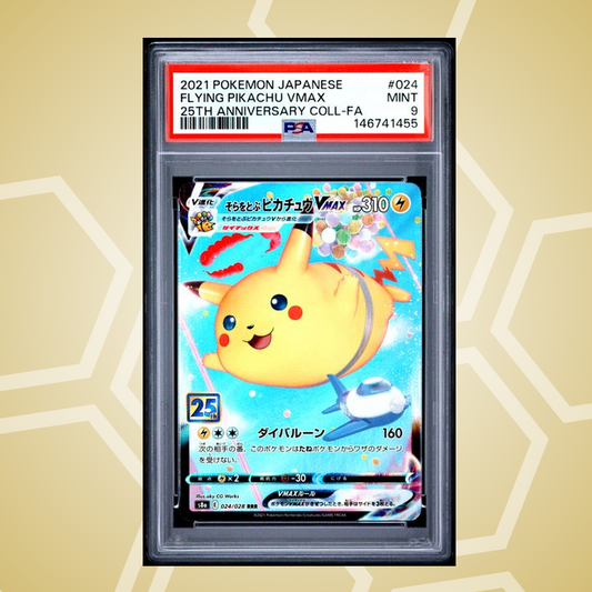 2021 Pokemon Japanese 25Th Anniversary Collection #024 Flying Pikachu VMAX 25Th Anniversary Coll-Fa PSA 9