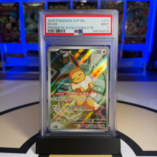 Eevee (AR, englisch) - 2025 SVP EN Black Star Promo #173 - PSA 9 - Cert 148140818