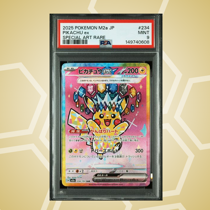 2025 Pokemon Japanese M2A-Mega Dream ex #234 Pikachu ex Special Art Rare PSA 9