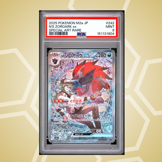 2025 Pokemon Japanese M2A-Mega Dream ex #242 N'S Zoroark ex Special Art Rare PSA 9
