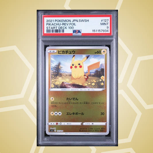 Pikachu – Sword & Shield Start Deck 100 JP – PSA 9 (2021)