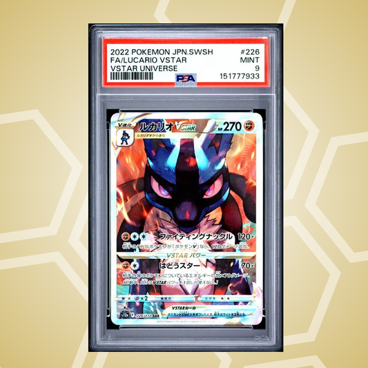 2022 Pokemon Japanese Sword & Shield VSTAR Universe #226 Fa/Lucario VSTAR VSTAR Universe PSA 9