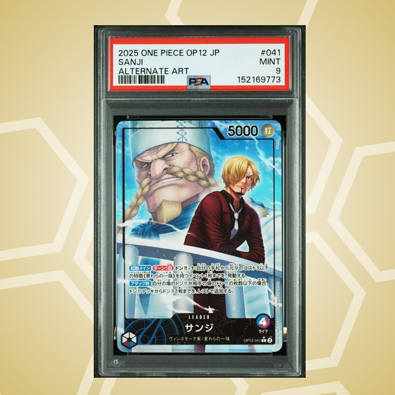 2025 One Piece Japanese Op12-Legacy Of The Master #041 Sanji Alternate Art PSA 9