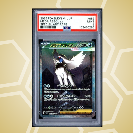 2025 Pokemon Japanese M1L-Mega Brave #089 Mega Absol ex Special Art Rare PSA 9