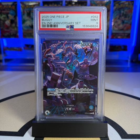 Buggy (One Piece) - 2025 OP English Version 2nd Anniversary #042 - PSA 9 - Cert 153648824