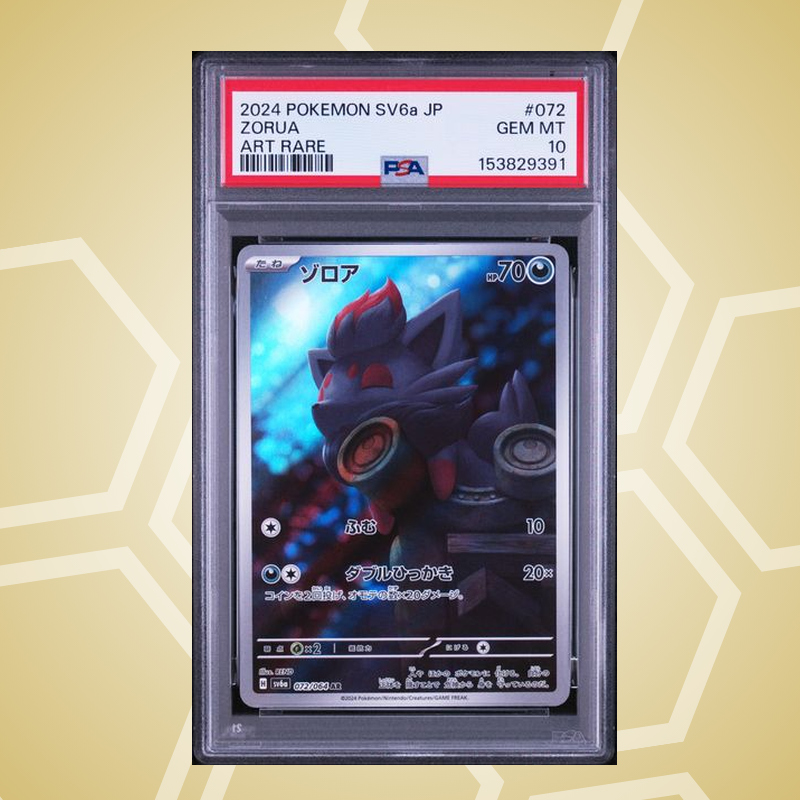 Zorua Art Rare – Night Wanderer JP – PSA 10 (2024)