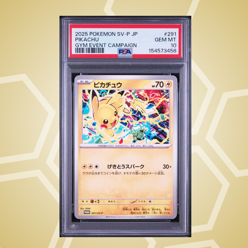 Pikachu – SV-P Promo JP – PSA 10 (2025)