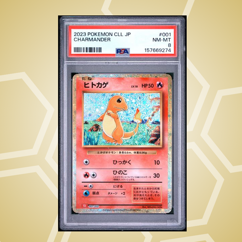 Glumanda (Charmander) – Trading Card Game Classic Charizard & Ho-Oh ex Deck JP – PSA 8