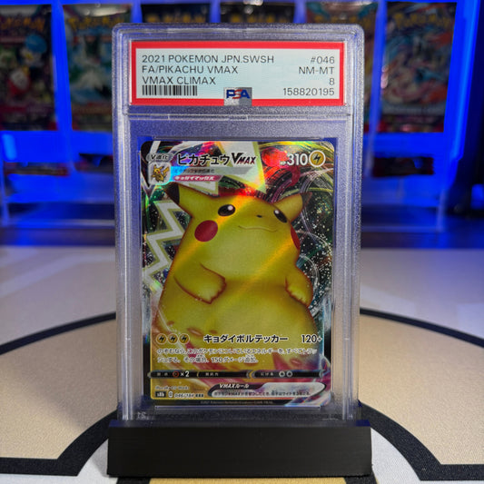 Pikachu VMAX (FA) - 2021 SWSH VMAX Climax #046 - PSA 8 - Cert 158820195