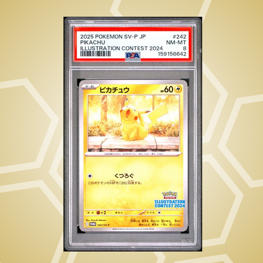 Pikachu – SV-P Promo JP – PSA 8 (2025)