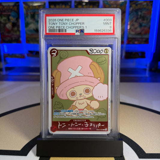 Tony Tony Chopper (One Piece) - 2026 OP Japanese Promos #003 - PSA 9 - Cert 159626336