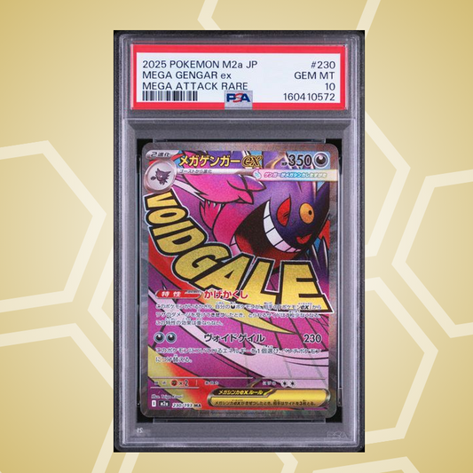 2025 Pokemon Japanese M2A-Mega Dream ex #230 Mega Gengar ex Mega Attack Rare PSA 10