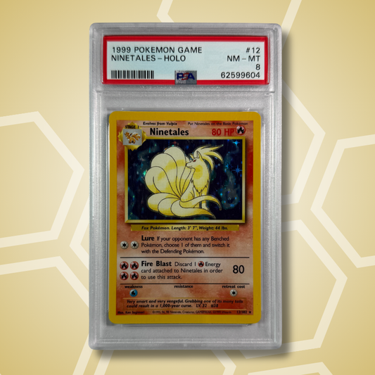 1999 Ninetales - Holo Base Set PSA 8 (EN)