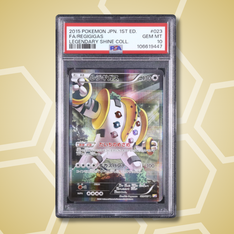 2015 Pokemon Japanese Regigigas R 1st Edition FA Legendary Shine Collection CP2 #023 PSA 10