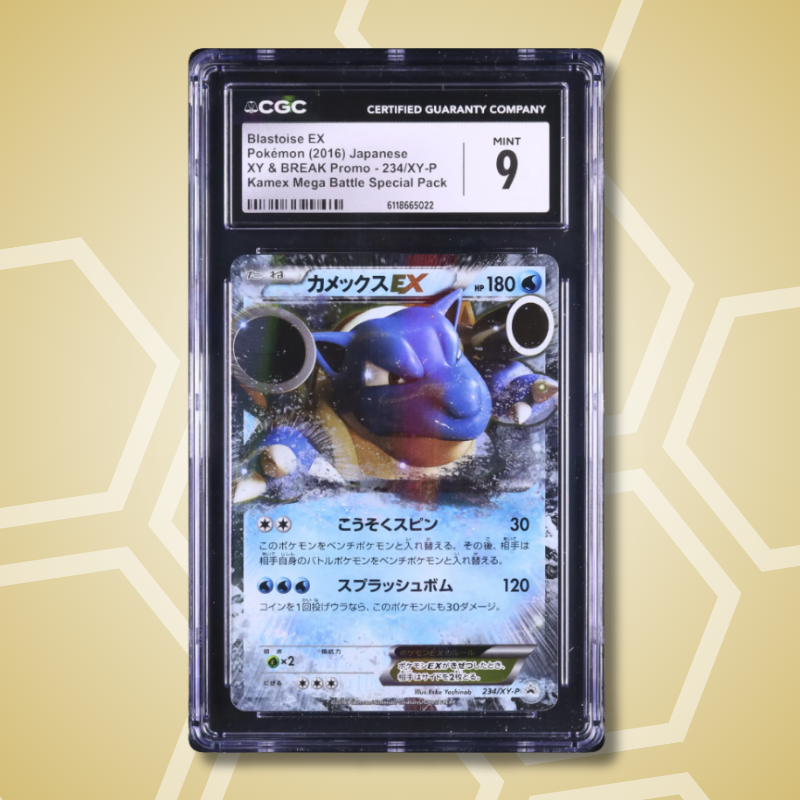 2016 Pokemon Japanese Blastoise EX Promo Mega Battle Pack #234/XY-P CGC 9