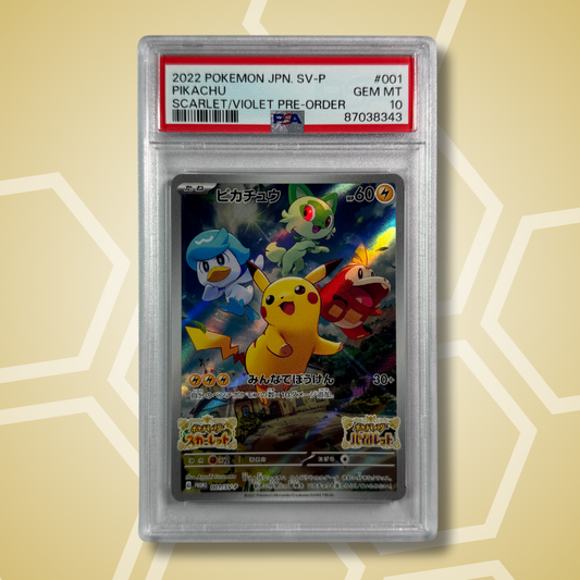 2022 Pikachu Scarlet/Violet Pre-Order Promo PSA 10 (JP)