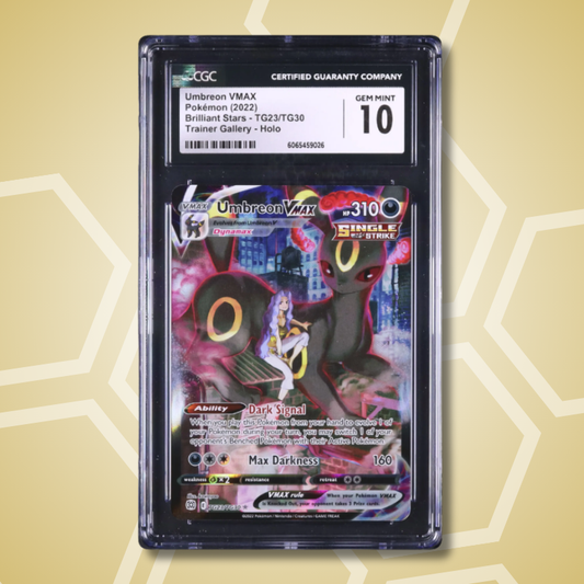 2022 Pokemon Umbreon VMAX CSR FA Brilliant Stars #TG23 CGC 10