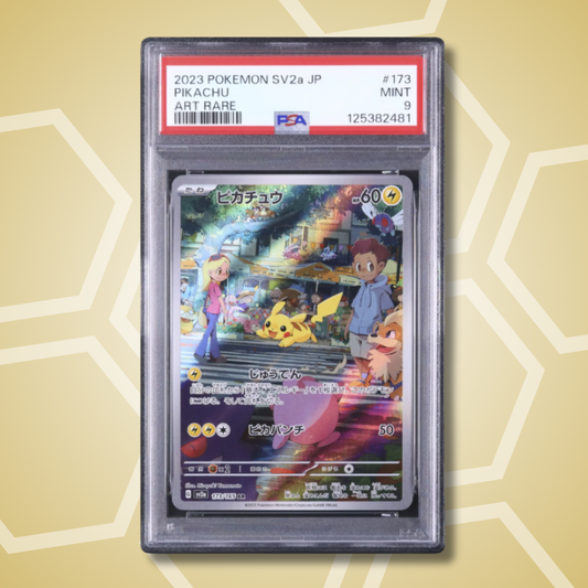 2023 Pokemon Japanese Pikachu AR Pokemon Card 151 SV2a #173 PSA 9