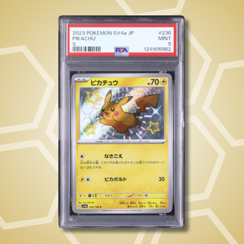2023 Pokemon Japanese Pikachu S Shiny Shiny Treasure ex SV4a #236 PSA 9