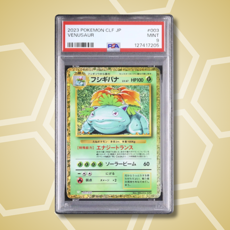 2023 Pokemon Japanese Venusaur Classic CLF #003 PSA 9