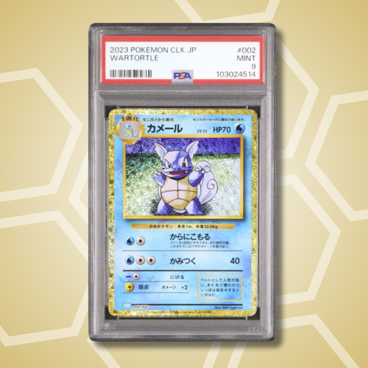 2023 Pokemon Japanese Wartortle Classic CLK #002 PSA 9