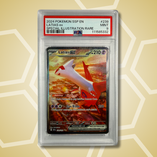 2024 Latias ex Special-Illustration-Rare Surging Sparks PSA 9 EN