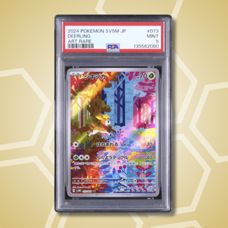 2024 Pokemon Japanese Deerling AR Cyber Judge #073 PSA 9