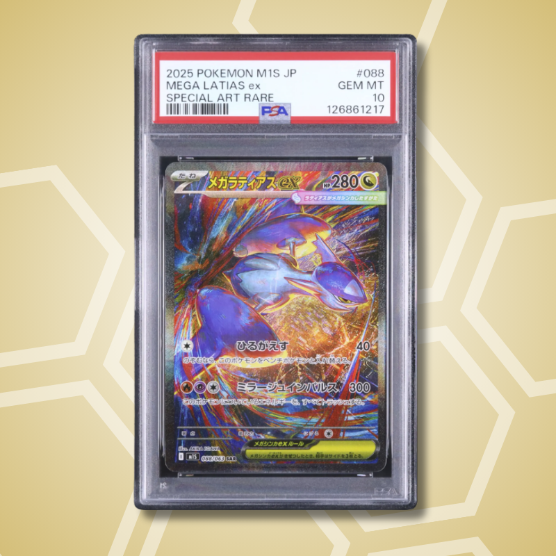 2025 Pokemon Japanese Mega Latias ex SAR Mega Symphonia M1S #088 PSA 10