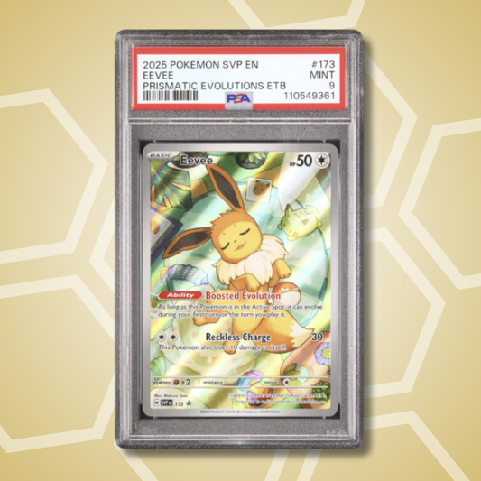 2025 Pokemon Eevee Promo AR Elite Trainer Box #173 PSA 9