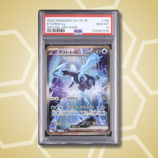2025 Pokemon Japanese Kyurem ex SAR Black Bolt SV11B #168 PSA 10