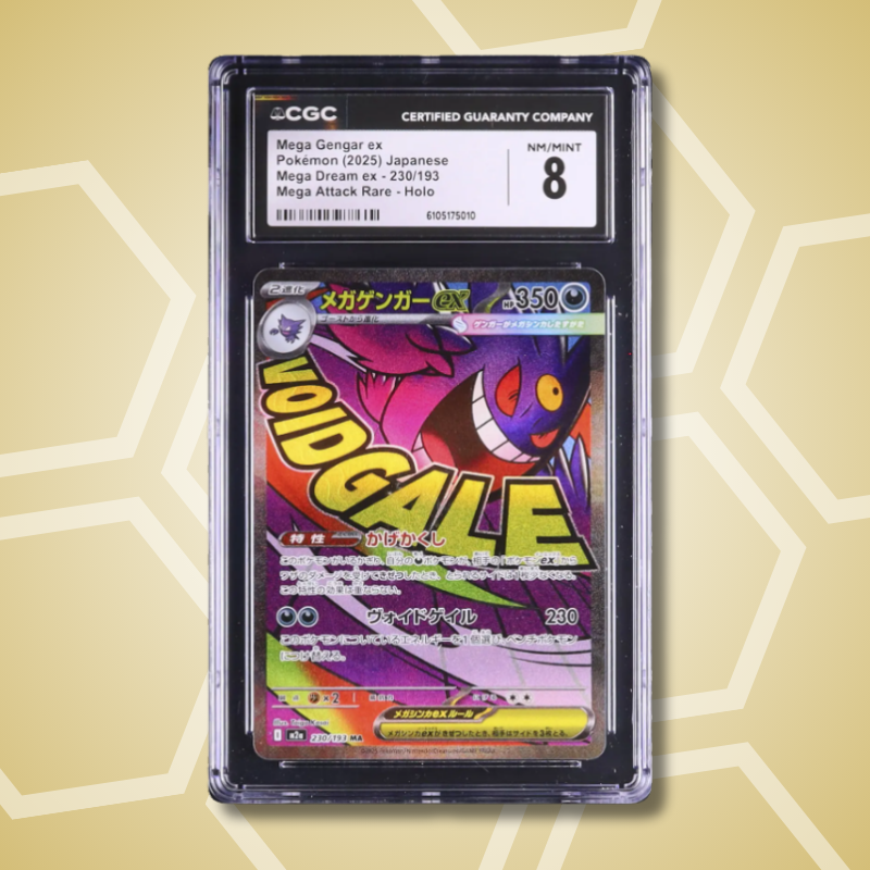 2025 Pokemon Japanese Mega Gengar ex MA MEGA Dream ex M2a #230 CGC 8